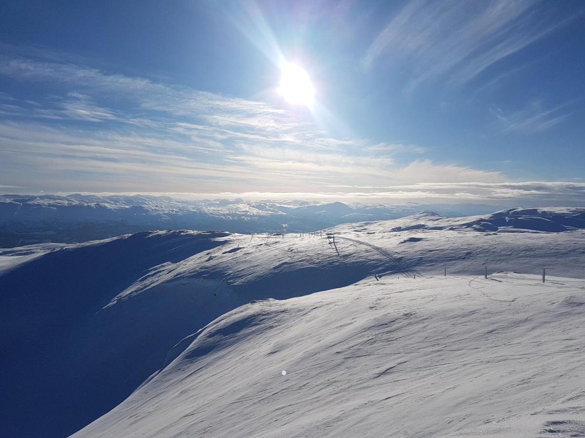 New And Exclusive Cottage In Voss With A Great View Skulestadmo Eksteriør bilde