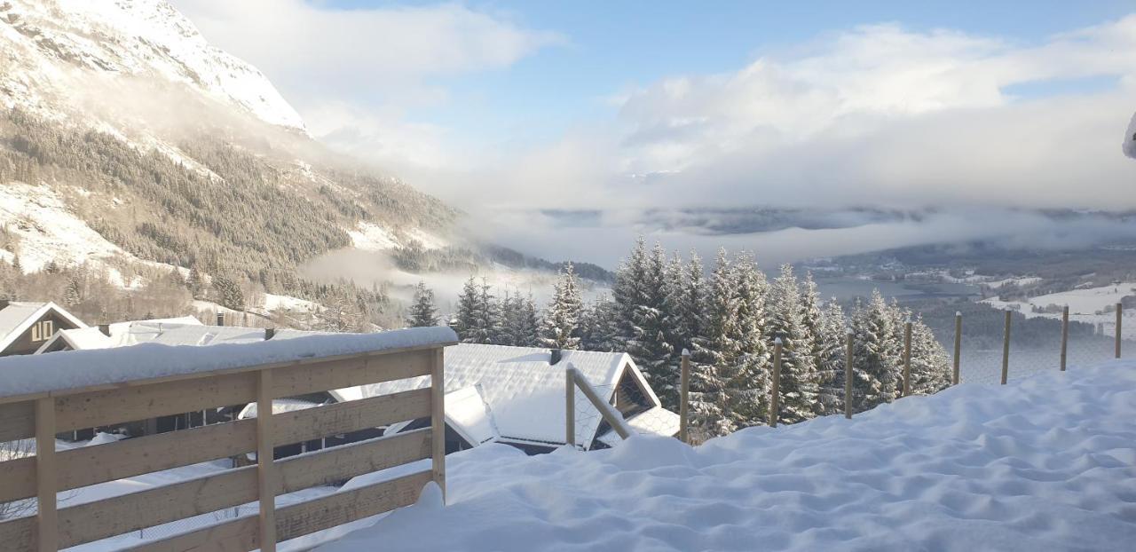 New And Exclusive Cottage In Voss With A Great View Skulestadmo Eksteriør bilde