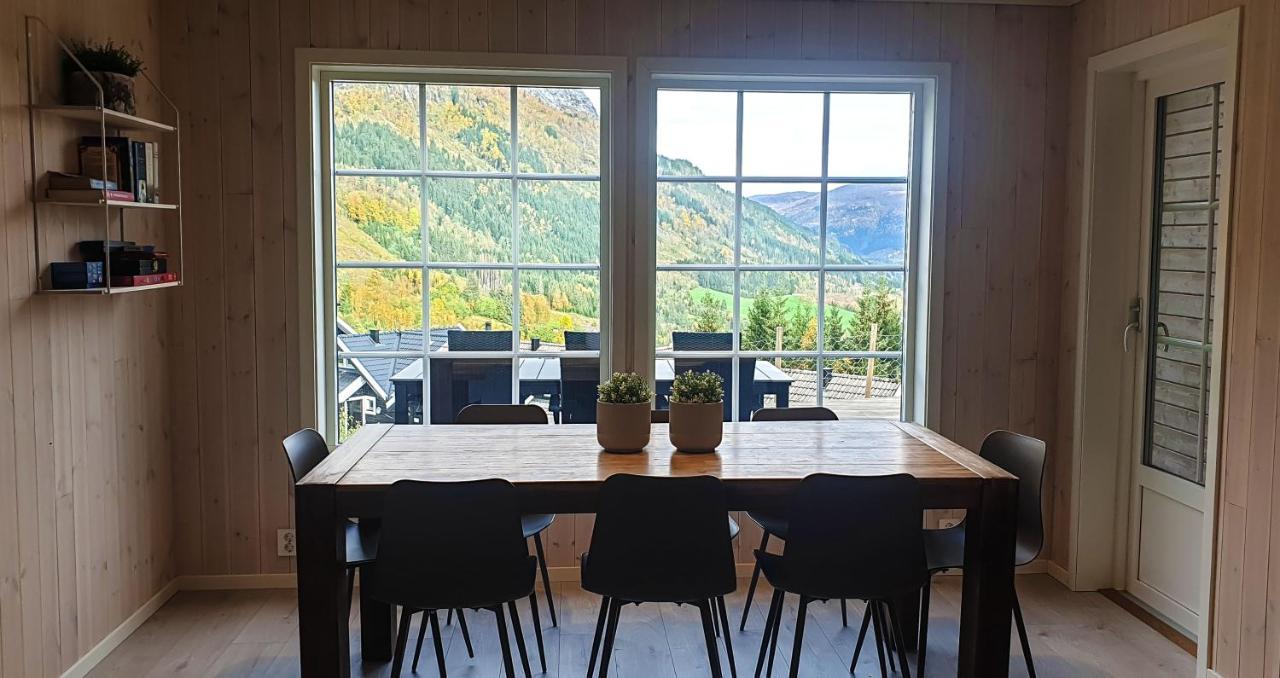New And Exclusive Cottage In Voss With A Great View Skulestadmo Eksteriør bilde